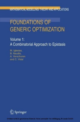 Foundations of Generic Optimization. Vol.1