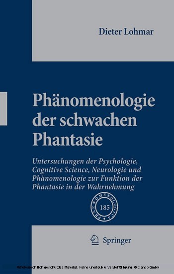 Phänomenologie der schwachen Phantasie main product photo