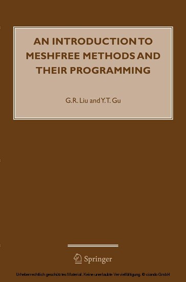 An Introduction to Meshfree Methods and Their Programming main product photo
