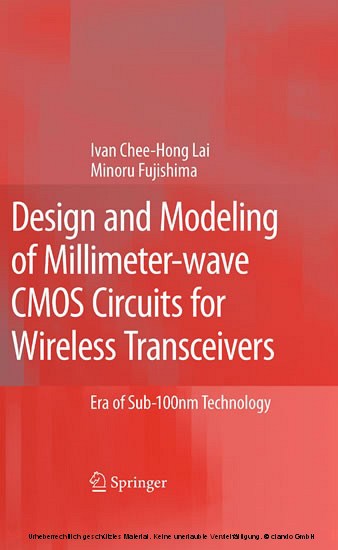 Design and Modeling of Millimeter-wave CMOS Circuits for Wireless Transceivers main product photo