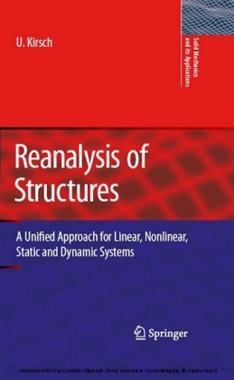 Reanalysis of Structures
