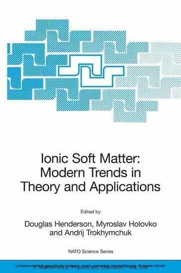 Ionic Soft Matter: Modern Trends in Theory and Applications main product photo