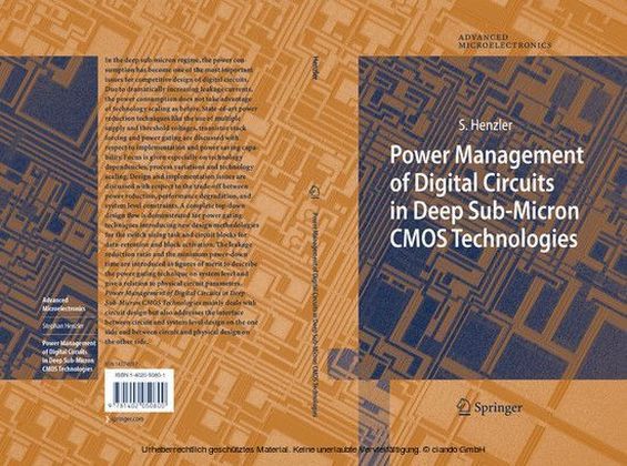 Power Management of Digital Circuits in Deep Sub-Micron CMOS Technologies main product photo