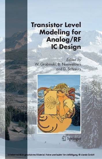 Transistor Level Modeling for Analog/RF IC Design main product photo