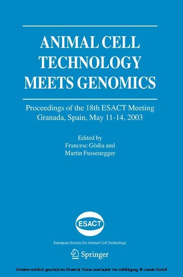 Animal Cell Technology Meets Genomics main product photo