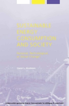 Sustainable Energy Consumption and Society