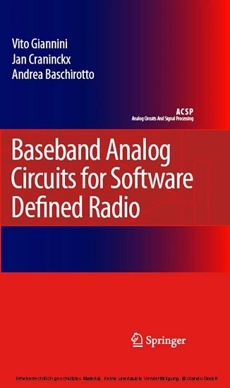 Baseband Analog Circuits for Software Defined Radio main product photo
