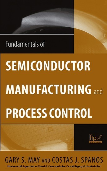 Fundamentals of Semiconductor Manufacturing and Process Control main product photo