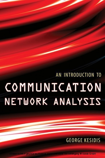 An Introduction to Communication Network Analysis main product photo