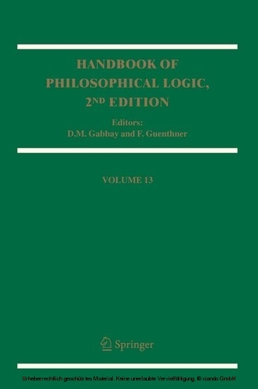 Handbook of Philosophical Logic. Vol.13 main product photo
