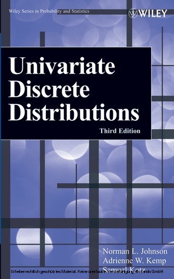 Univariate Discrete Distributions main product photo