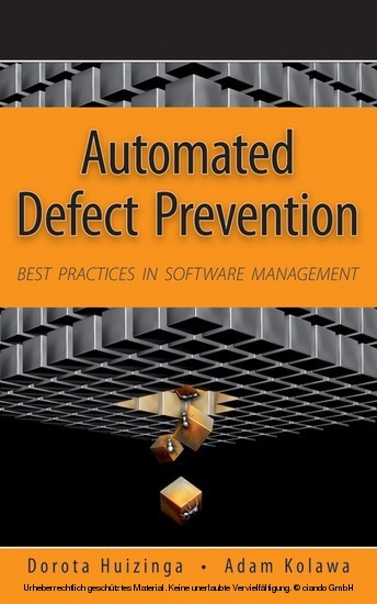 Automated Defect Prevention main product photo