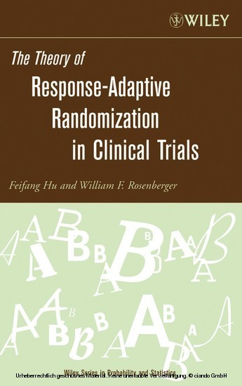 The Theory of Response-Adaptive Randomization in Clinical Trials main product photo