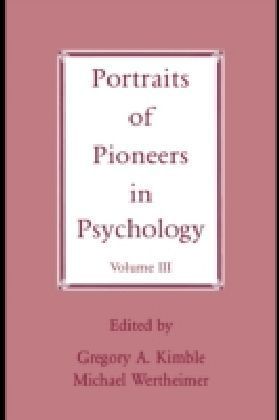 Portraits of Pioneers in Psychology