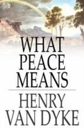 What Peace Means