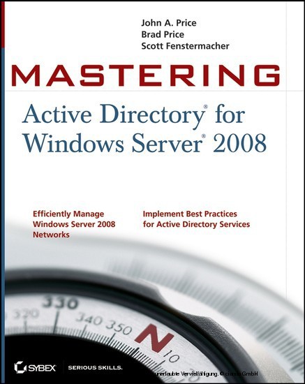 Mastering Active Directory for Windows Server 2008 main product photo