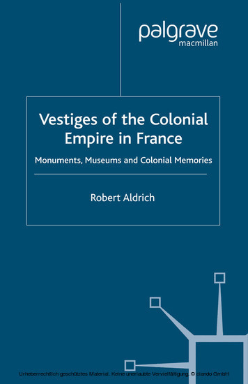 Vestiges of Colonial Empire in France main product photo