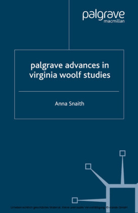 Palgrave Advances in Virginia Woolf Studies