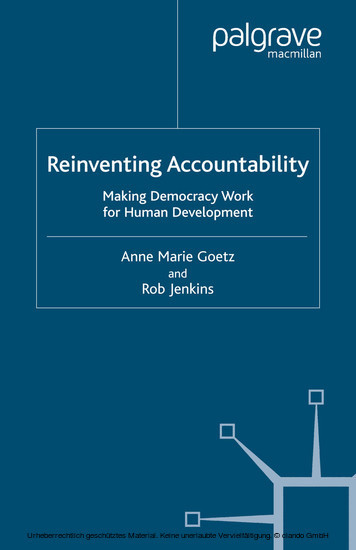 Reinventing Accountability main product photo