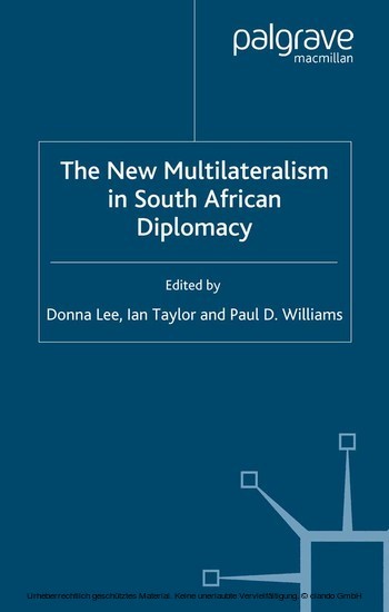 The New Multilateralism in South African Diplomacy main product photo