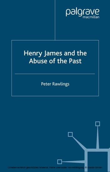 Henry James and the Abuse of the Past main product photo