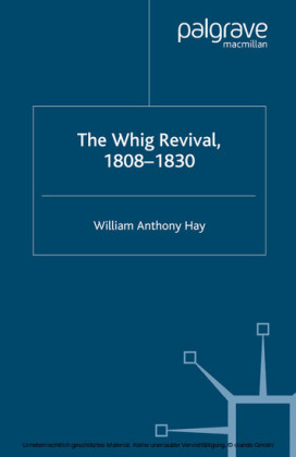 The Whig Revival, 1808-1830