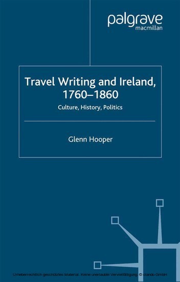 Travel Writing and Ireland, 1760-1860 main product photo