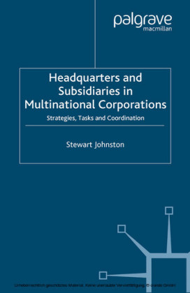 Headquarters and Subsidiaries in Multinational Corporations