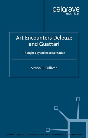 Art Encounters Deleuze and Guattari main product photo
