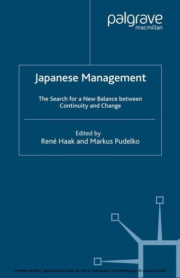 Japanese Management main product photo