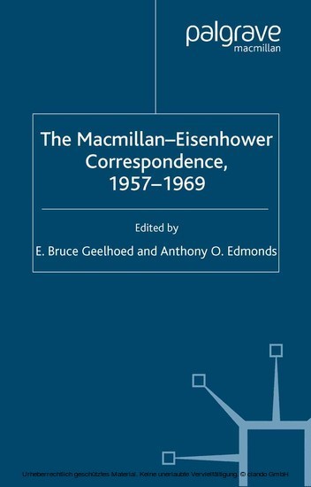 The Macmillan-Eisenhower Correspondence, 1957-69 main product photo