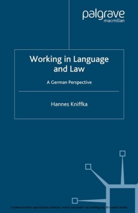 Working in Language and Law