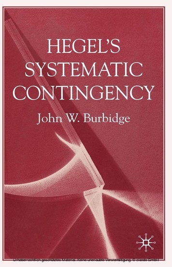 Hegel's Systematic Contingency main product photo