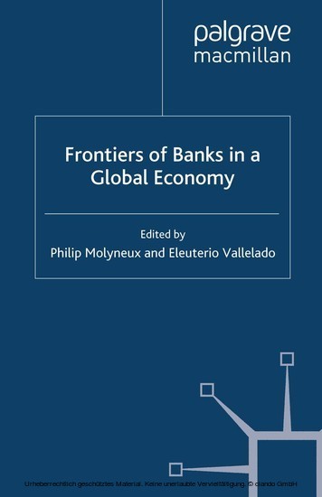 Frontiers of Banks in a Global Economy main product photo