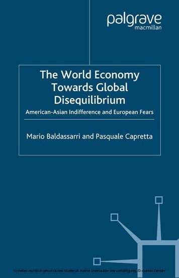 The World Economy Towards Global Disequilibrium main product photo