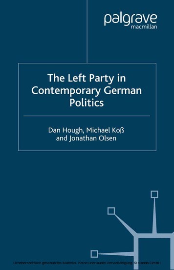 The Left Party in Contemporary German Politics main product photo