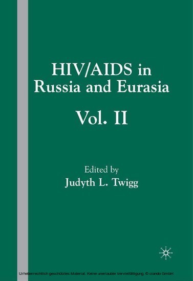 HIV/AIDS in Russia and Eurasia, Volume II main product photo