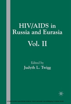 HIV/AIDS in Russia and Eurasia, Volume II