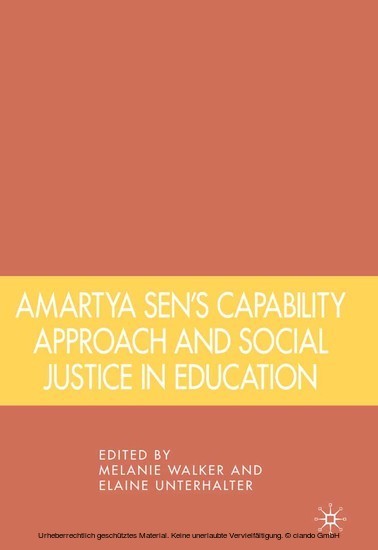Amartya Sen's Capability Approach and Social Justice in Education main product photo