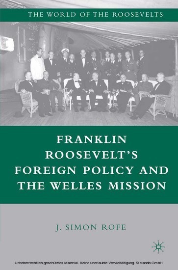 Franklin Roosevelt's Foreign Policy and the Welles Mission main product photo