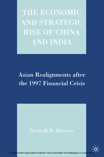The Economic and Strategic Rise of China and India main product photo