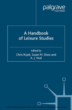 A Handbook of Leisure Studies