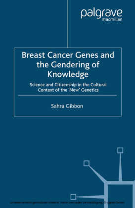 Breast Cancer Genes and the Gendering of Knowledge