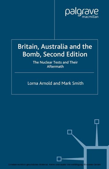 Britain, Australia and the Bomb main product photo