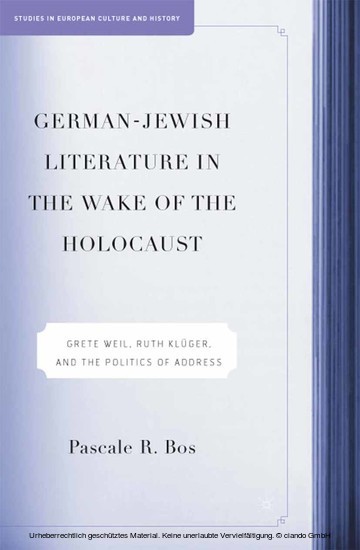 German-Jewish Literature in the Wake of the Holocaust main product photo