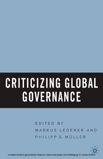 Criticizing Global Governance main product photo