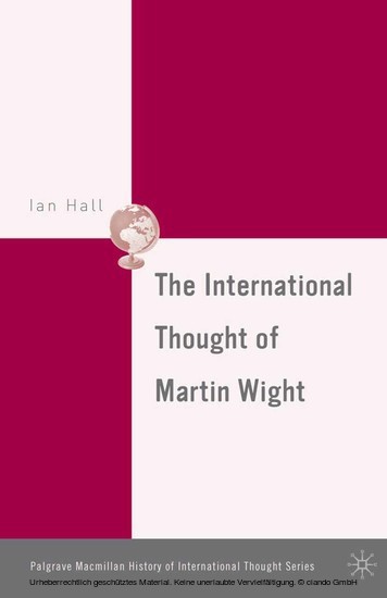 The International Thought of Martin Wight main product photo
