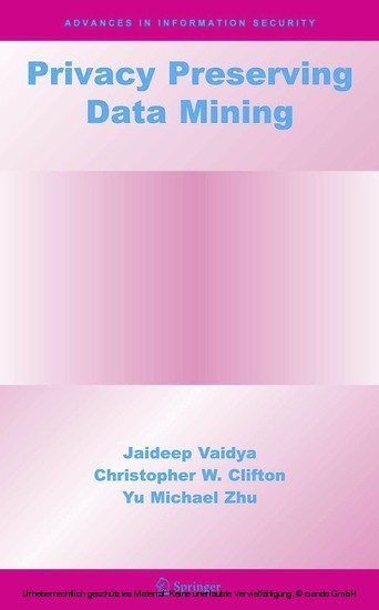 Privacy Preserving Data Mining main product photo