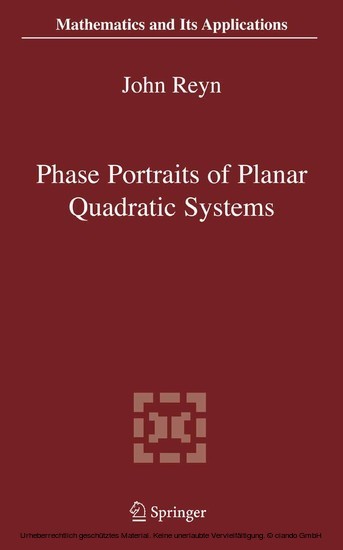 Phase Portraits of Planar Quadratic Systems main product photo