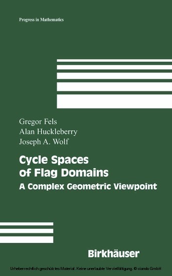 Cycle Spaces of Flag Domains main product photo